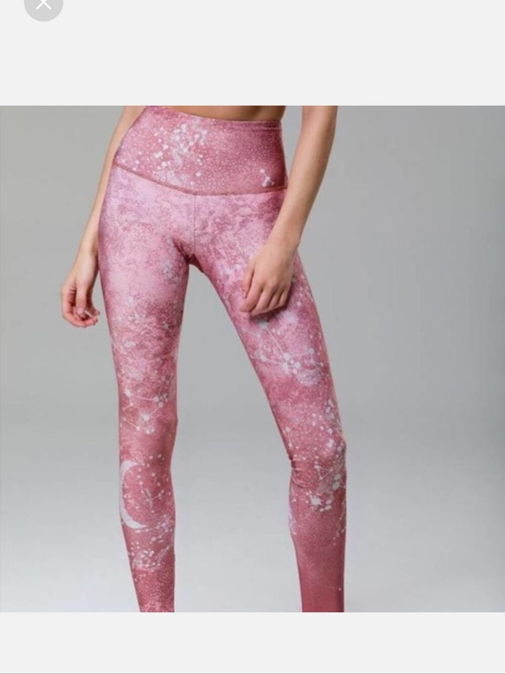 Onzie CONSTELATION High-Waist Pink Printed Leggings